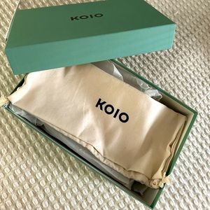 Koio Chalk Distressed Hi Top Sneaker, size 8 (41)